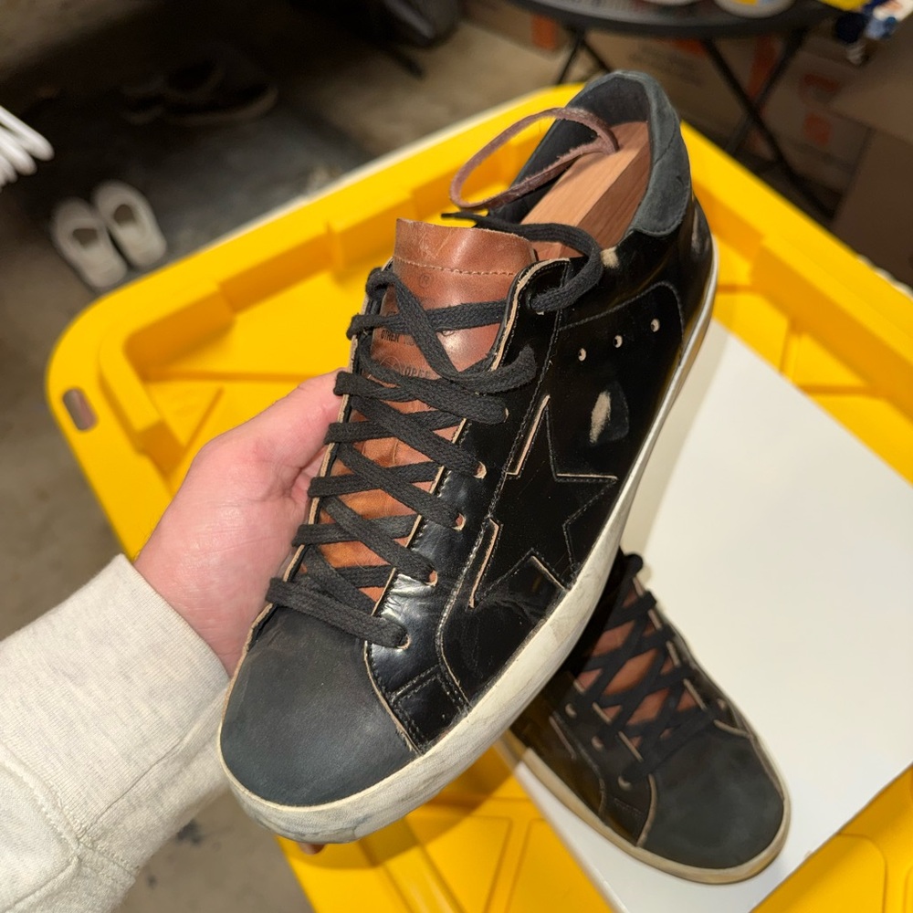 Golden Goose Black and Brown Sneakers - Picture 2 of 6